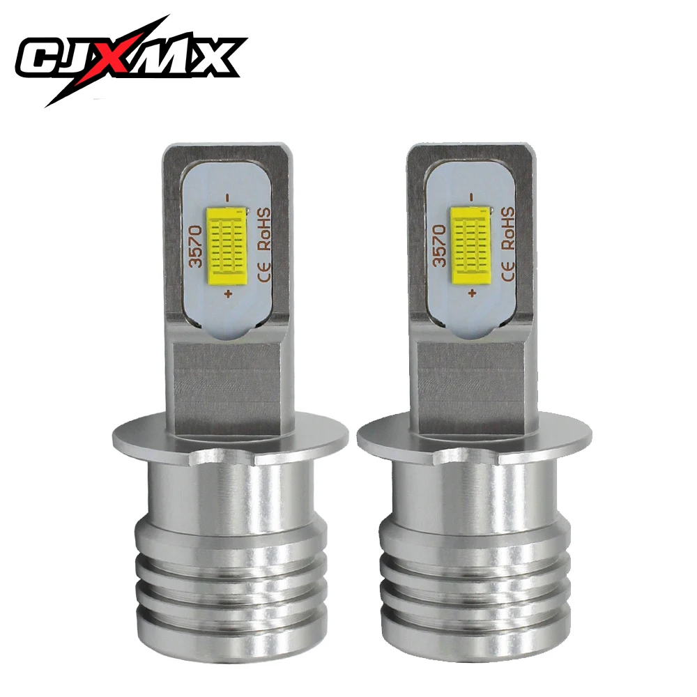 

CJXMX H3 Extremely Bright Car LED Fog Light Bulbs 1600LM 6500K White Automobile Driving Front Light Fog Bulb 12V Auto Fog Lamp