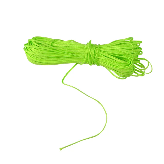 20 Meter Green Acrylic Rope Bow Fishing Line+20PCS Diameter 8mm