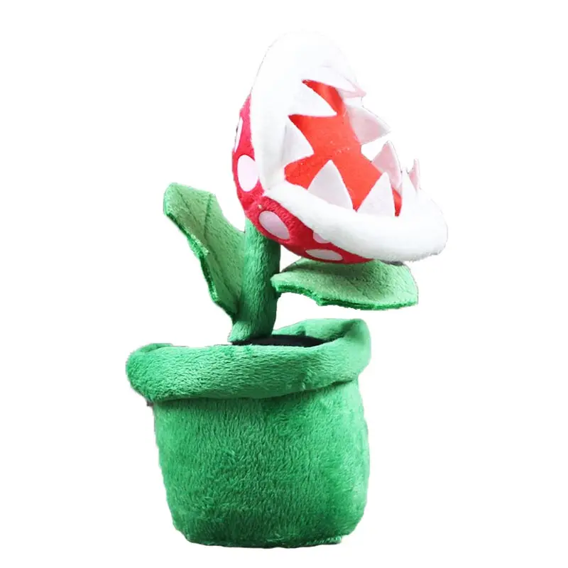 

20CM Anime Super Mario Plush Toy Piranha Plant Mario Plush Toy Cotton Stuffed Soft Toys Peluche Mario Toy Gifts For Kids