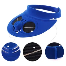 Спортивная бейсболка на открытом воздухе с солнечной батареей охлаждавентилятор летняя шляпа для путешествий EDF88