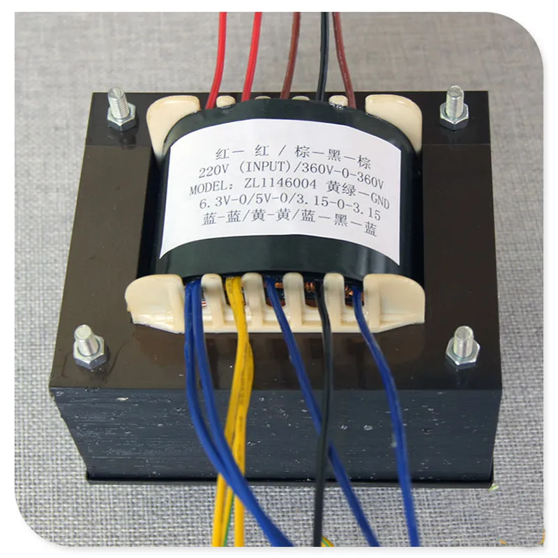 

6N8P FU-7 single-ended power amplifier board supporting transformer, EI square transformer 320W 360V 3.15-0-3.15 5V 6.3V