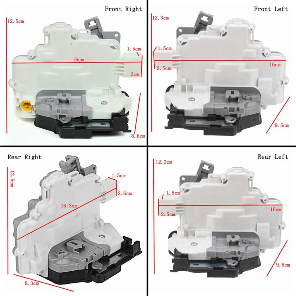 Привод дверного замка для Vw для Audi q3 q5 q7 A4 A5 TT b6 для Skoda Superb Seat Ibiza левый и правый 8K0839016 3C4839016A 8J2837015A