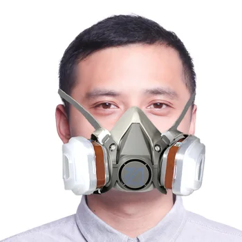 

9 in 1 Suit Half Face Gas Mask Respirator Painting Spraying Dust Mask For 6200 PM2.5 Gas Mask