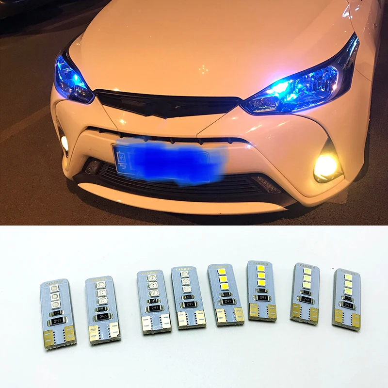 Fiat Grande Punto 199 100w Super White Xenon High//Low//LED Side Headlight Bulbs