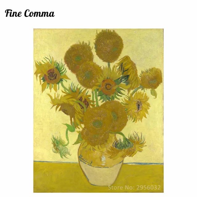Sunflowers4th Version 1888 By Vincent Van Gogh Hand Painted Oil