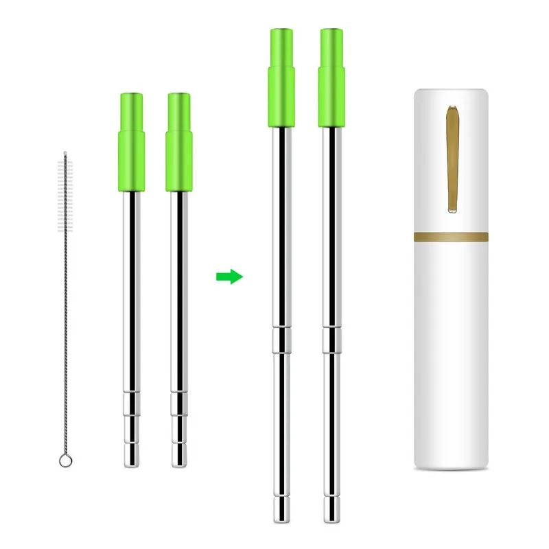 FUHAIHE-Detachable-Stainless-Steel-Telescopic-Drinking-Straw-Travel-Straw-with-Brush-Case-and-Silicon-Tip-Pack_