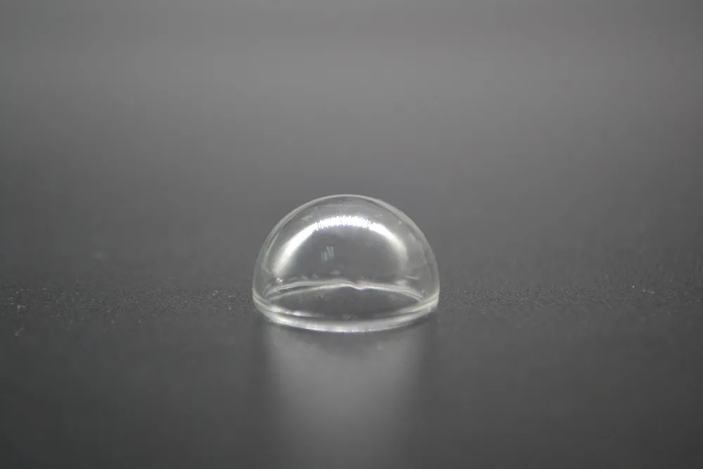 300pcs 18mm clear half round globe bubble hollow glass cover dome bottle for charm vial diy necklace pendant handmade jewelry