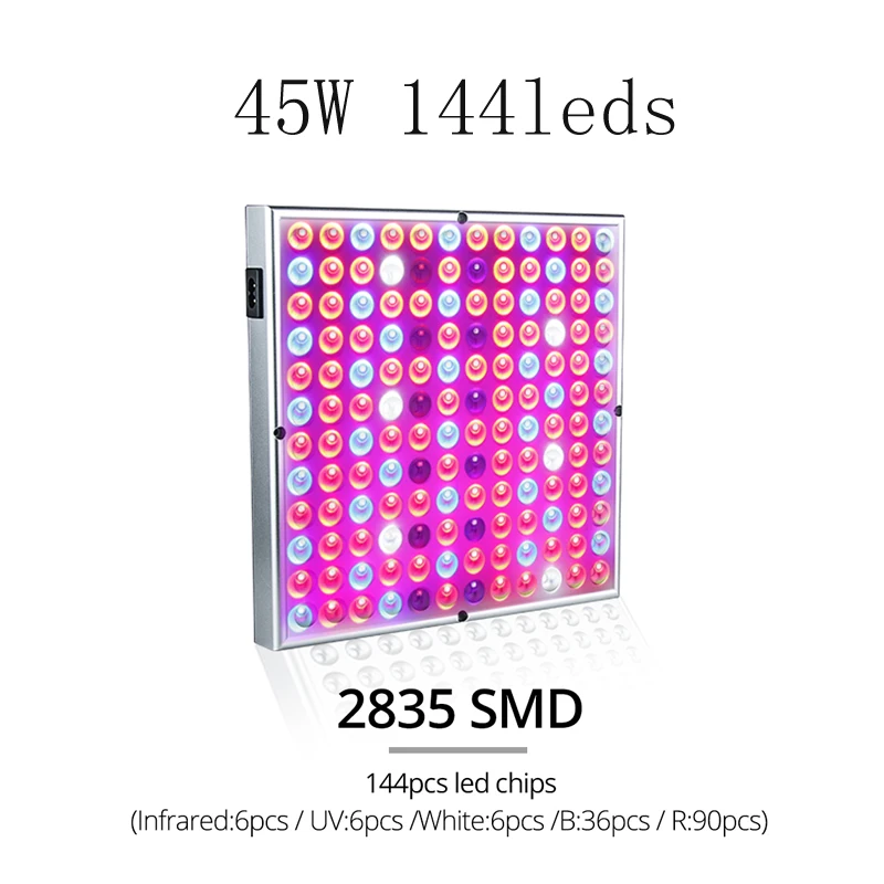 US $12.36 LED Grow Light 300W 25W 45W Phyto Lamps Full Spectrum Grow Lamps For Indoor Seedling Tent Greenhouse Flower Fitolamp Plant Lamp