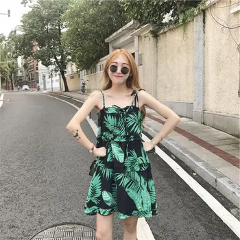 

Maternity wear 2019 Thailand seaside holiday was thin and fresh floral dress skirt dress pregnant skirt