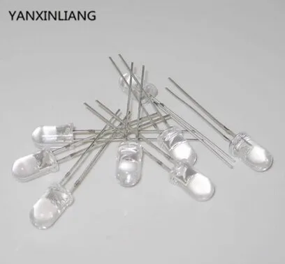 100 шт. LED 5 мм 940nm ИК инфракрасный испуская вокруг света пробки диода | Электронные