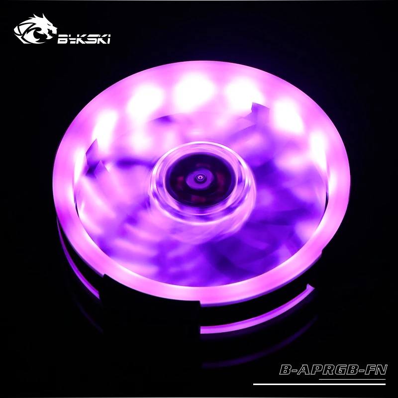 

Bykski Aperture RGB Case Fan Colorful RGB Light Circle 12CM Fan 12V AURA B-APRGB-FN