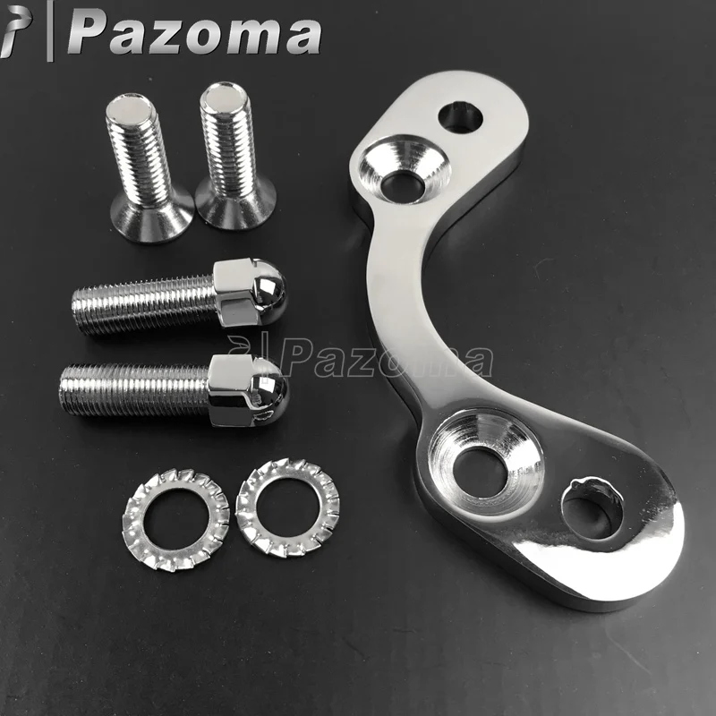 

Motorcycle Fork Spring Handlebar Tree Adapter Top Clamp T-Bar Riser Mount Kit Universal For Harley DNA Paughco Springers Forks