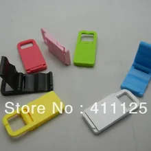 Полезная портативная пластиковая подставка Рамка держатель для мобильного телефона iPhone samsung 100 шт./лот поддержка прямой доставки