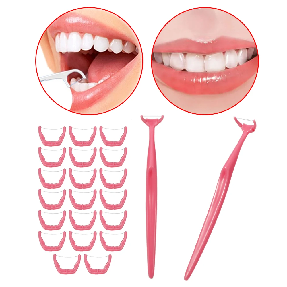 20 шт./компл. 3 цвета одноразовые зубочистки для ухода за межзубным пространством щетка для размещения между прутьями зубочистки зубная нить ручка Оральный ирригатор для чистоты инструменты