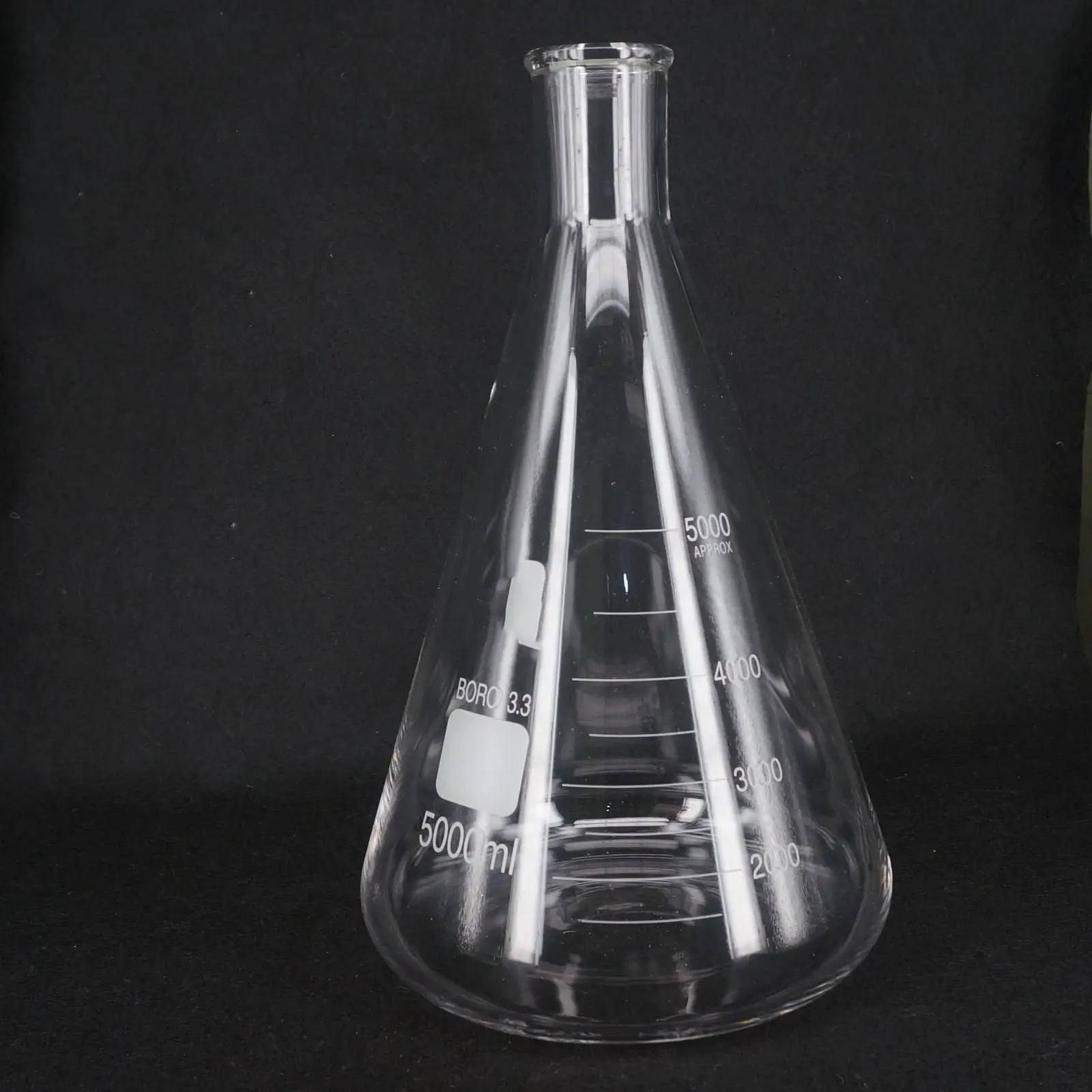 5000ML Conical Erlenmeyer Flask G3.3 Borosilicate Glass Lab Suppliesin