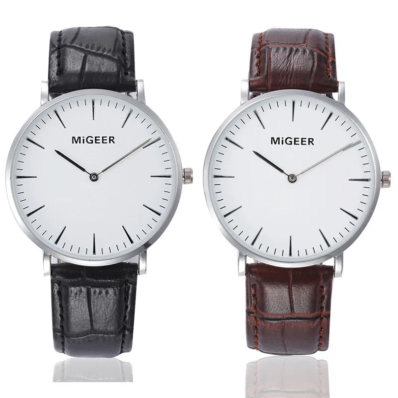 Mens watches top brand luxury Retro Design Leather Band Watches Men Analog Sport Alloy Quartz Wrist Watch Clock Male hour M22 (2)