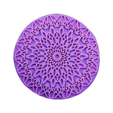 Flower Pattern Fondant lace Mould