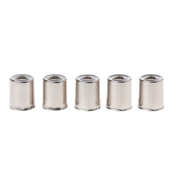 

Dia 13.5mm Steel Cap Microwave Oven Replacement Round Hole Magnetron Silver Tone 5Pcs/Set