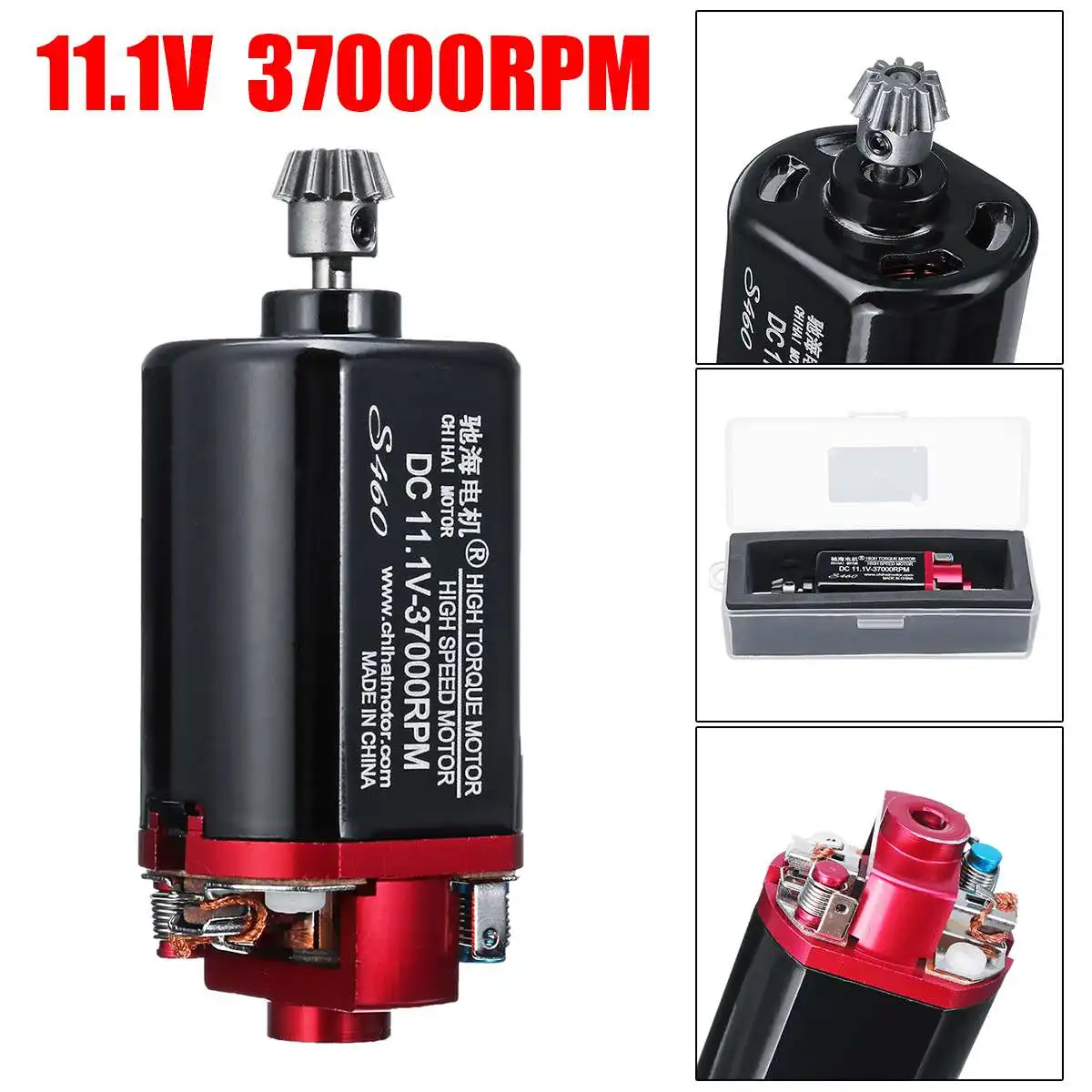 

DC 11.1V 37000RPM S460 Motor for Jinming Gen8 Gel Ball Blastering Water Toy Guns Replacement Accessories