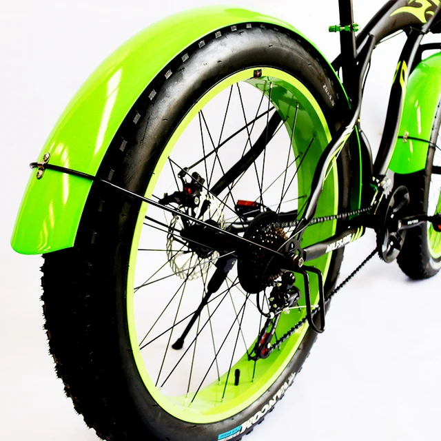 LOVAGE 2PCS / batch bicycle fender fat mountain bike 26x4.0 "fast front