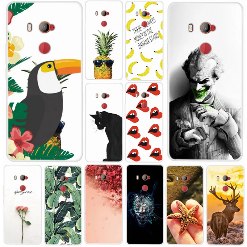 

TPU For HTC U11 Eyes Cases Silicon Cartoon Protector Back Cover On Phone For HTC U11 Eyes Cover Clear For HTC U11eyes Case ky303