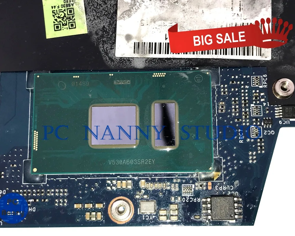  PCNANNY 829284-601 for HP ENVY 13-D Laptop motherboard I5-6200U 4GB RAM ASE30 LA-C482P tested