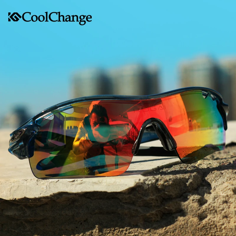 Мужские и женские поляризационные очки Coolchange спортивные для горного велосипеда