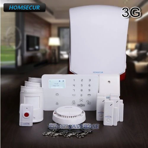

HOMSECUR Wireless WCDMA-3G/GSM Home Security Pet-Immune/Friendly Alarm System