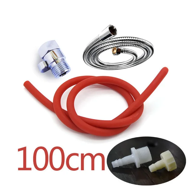 Hand Hose Bidet Shower Water Enema Rectal Tubing Anal Wash Shower Enema