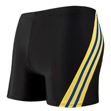 Летние пляжные плавки для мужчин купальники для малышек низкая талия Полосатый купальник боксер трусики женщин пляжные шорт