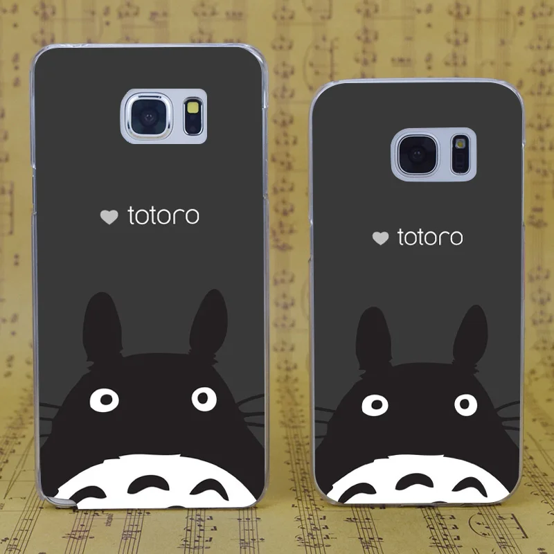 Dream Фокс b4064 Тоторо Smie прекрасный прозрачный жесткий чехол для Samsung Galaxy S 4 5 6 7 8 мини