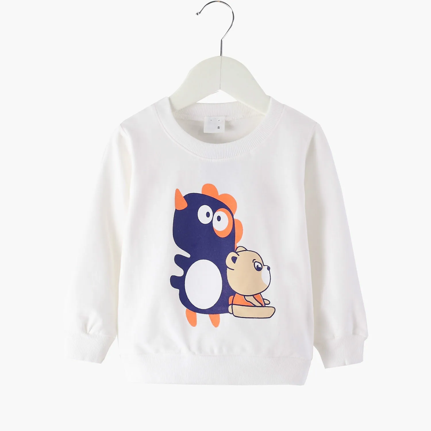 Лидер продаж года, весенне-осенние детские свитера для собак, детская спортивная рубашка с длинными рукавами детские топы для девочек, Весенние футболки - Цвет: Белый