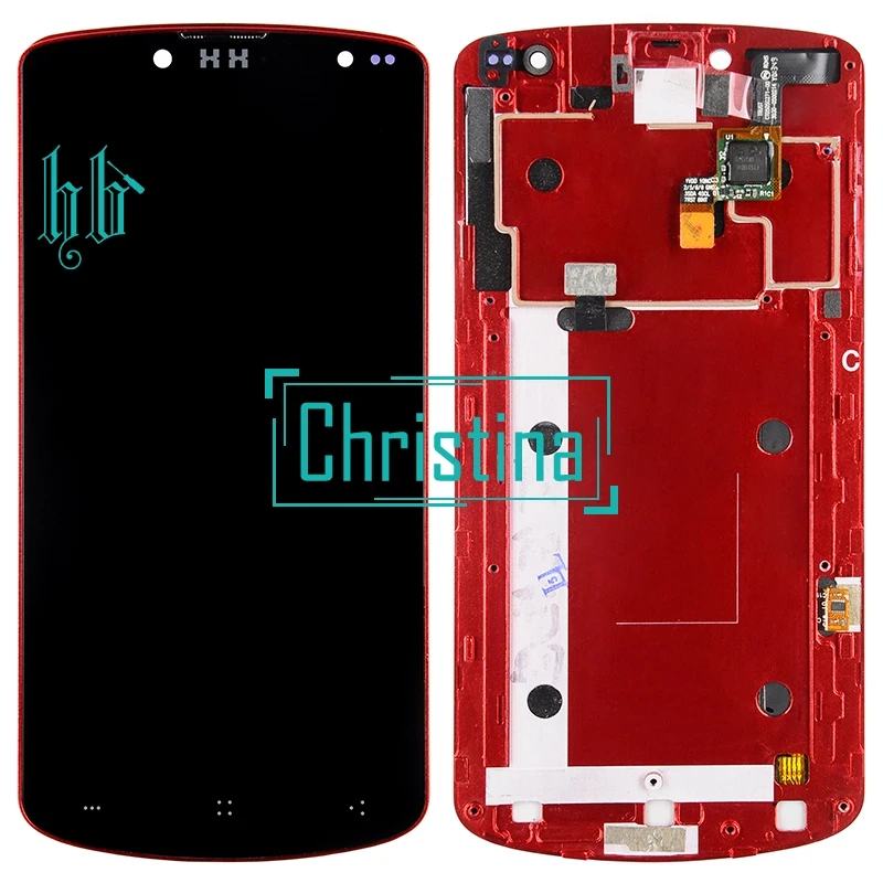 

1pcs HH For Prestigio MultiPhone PAP7500 LCD Screen Display With Touch Screen Digitizer Assembly with Frame Free Shipping+Tools
