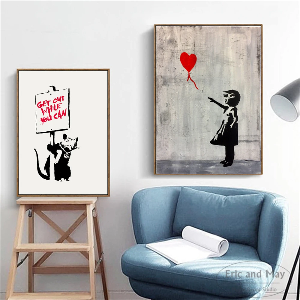 Banksy Life Funny Artwork Posters And Prints Wall Art Canvas Painting For Living Room Decoration Home Decor Unframed Quadros|Vẽ Tranh & Thư Pháp| - AliExpress Banksy Life Funny Artwork Posters And Prints Wall Art Canvas Painting For Living Room Decoration Home Decor Unframed Quadros|Vẽ Tranh & Thư Pháp| - AliExpress