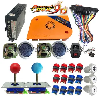 

Arcade mame game DIY kit with Newest Pandora box 9D PCB 2222 in 1 motherboard LED button zippy joystick jamma harness HDMI VGA