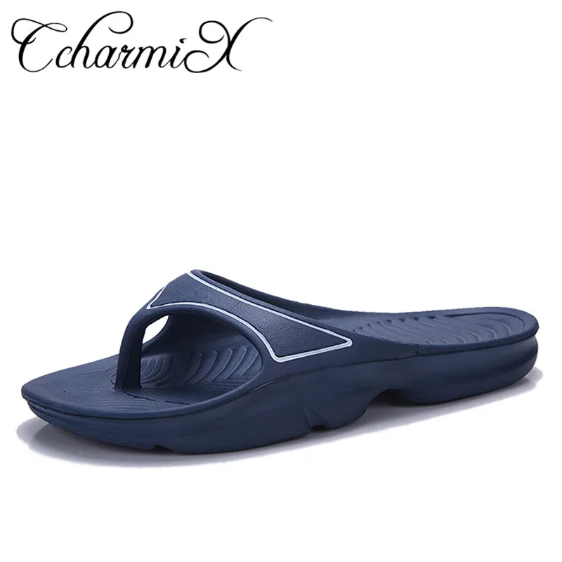 

CcharmiX 2019 Mens Flip Flops Beach Massage Slipper Man House Summer Flip Flops Unisex Pool Slippers Bath Shower Couple Slippers