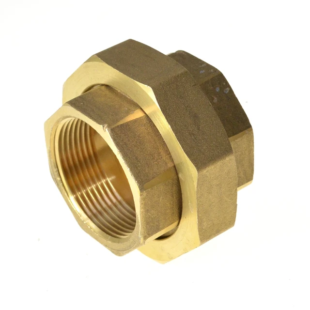 Female Inch BSP Malleable Slip Joint Connection Brass Plumbing Pipe