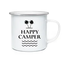 Buy Online 350 ml Enamel Coffee Mug Cup Breakfast Milk Tea Mug for Unique Best Gift Simple Enamel Cup Custom-Made Home Office Coffee Mug Best Offers