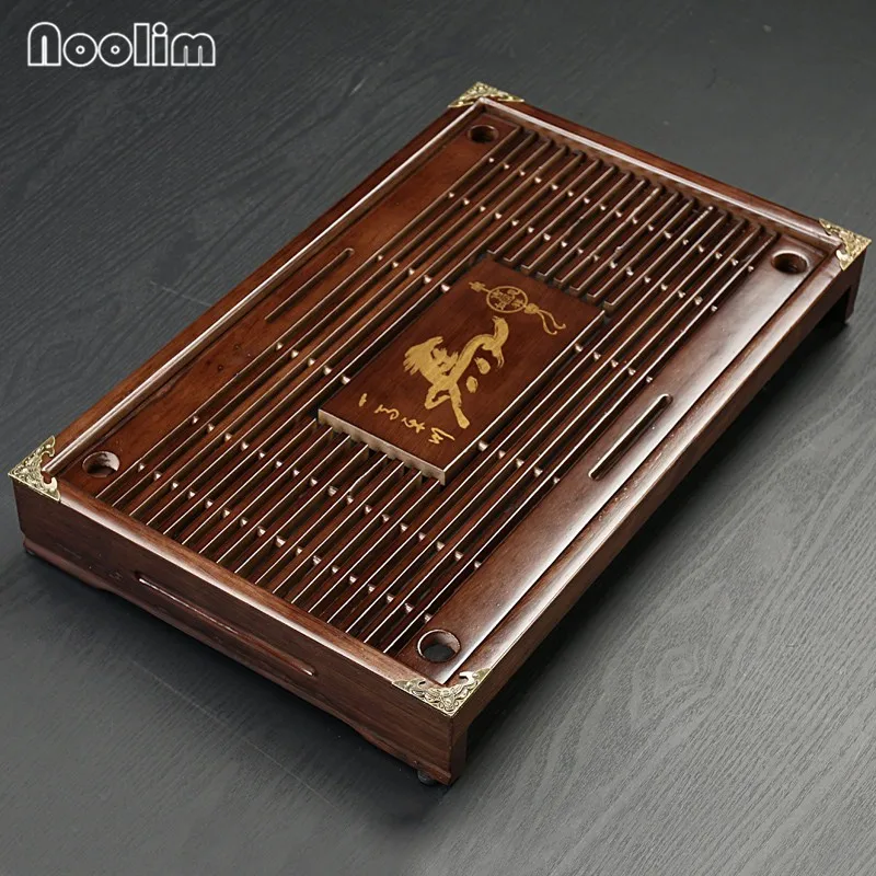 NOOLIM High Quality Solid Wood Tea Tray Chinese kung fu ...