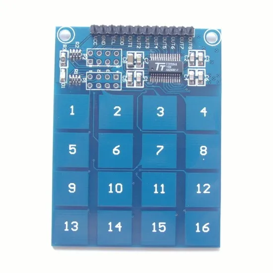 TTP229 16-way capacitive touch switch digital sensor module Brazil | Электронные компоненты и принадлежности