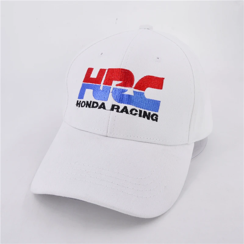 Мужская и женская брендовая бейсбольная кепка HRC Honda Racing Car Fans с вышивкой, регулируемая бейсбольная Кепка Snapback, s шапки, Мужская Женская кепка