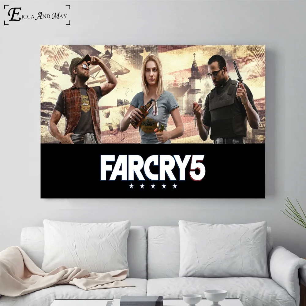 Far Cry 5 HD видео игры плакаты и принты настенные художественные декоративные картины холст живопись для гостиной домашний Декор без рамы