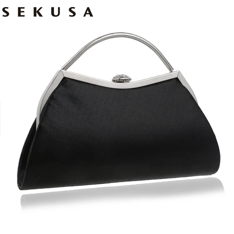 

Simple Design Mixed 5 Color With Handle Evening Bags Shell Shaped Chain Shoulder Messenger Handbags For Party Evening Bag