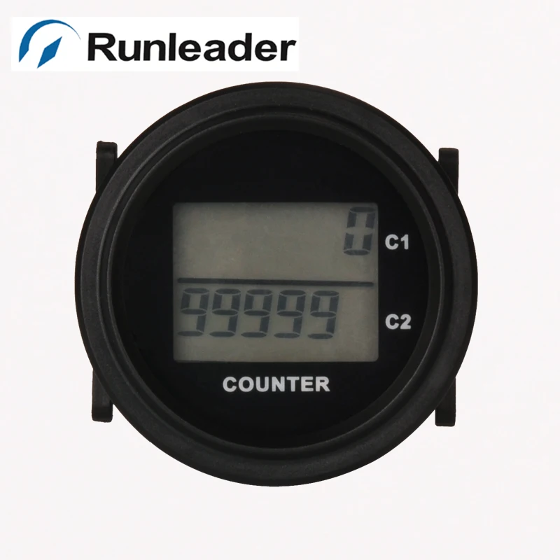 

Round snap on DC 8-48V counter and counter for Marine paramotor forklift truck tractor cleaning van vehicle golf cart RL-HM005F