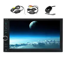 Android 6.0 2Din Car Stereo with Quad Core Car Radio Player In Dash GPS Navigation Multimedia Support Bluetooth/WiFi/OBD2+Camera