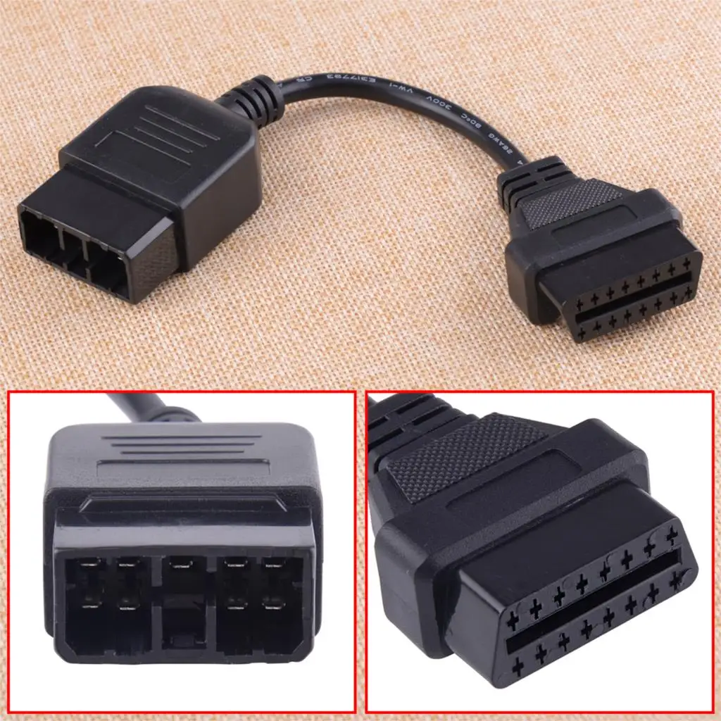 CITALL Авто 9 Pin OBD1 до 16 OBD2 Диагностический Соединительный кабель адаптер подходит