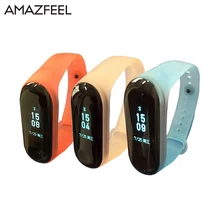 100 шт., ремешок для Xiaomi mi, ремешок 3, силиконовый ремешок, браслет mi Band 3, ремень, смарт-браслет, часы, аксессуары для ношения