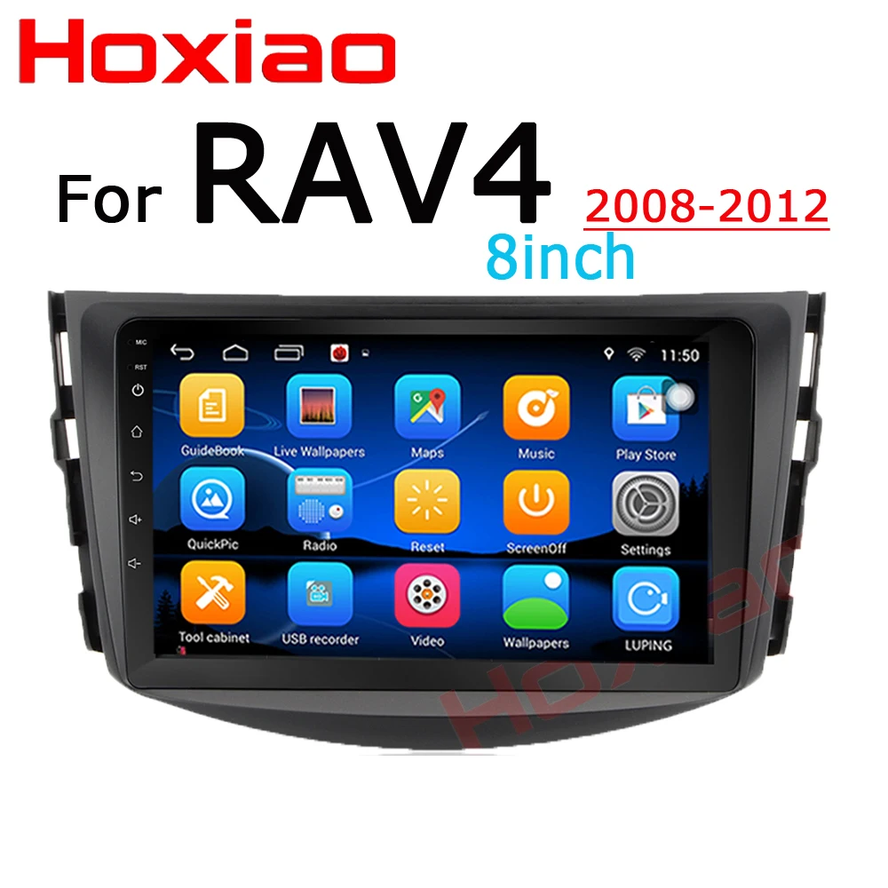 Для Toyota Rav 4 RAV4 2008 2009 2010 2011 2012 8 дюймов 1024*600 экран автомобиля Android-радио gps стерео 2 din