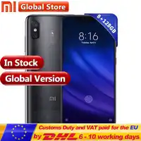 Global Version Xiaomi Mobilephone Mi 8 Pro 8GB GAM 128GB ROM Snapdragon 845 6.21" Display Fingerprint and Multi-function NFC