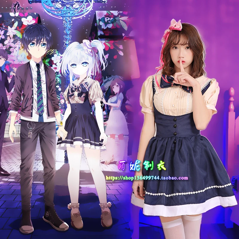 Anime Hand Shakers Cosplay Sproutcket Gear Cos Halloween Party Sweet And  Lovely Maid Outfit - Cosplay Costumes - AliExpress